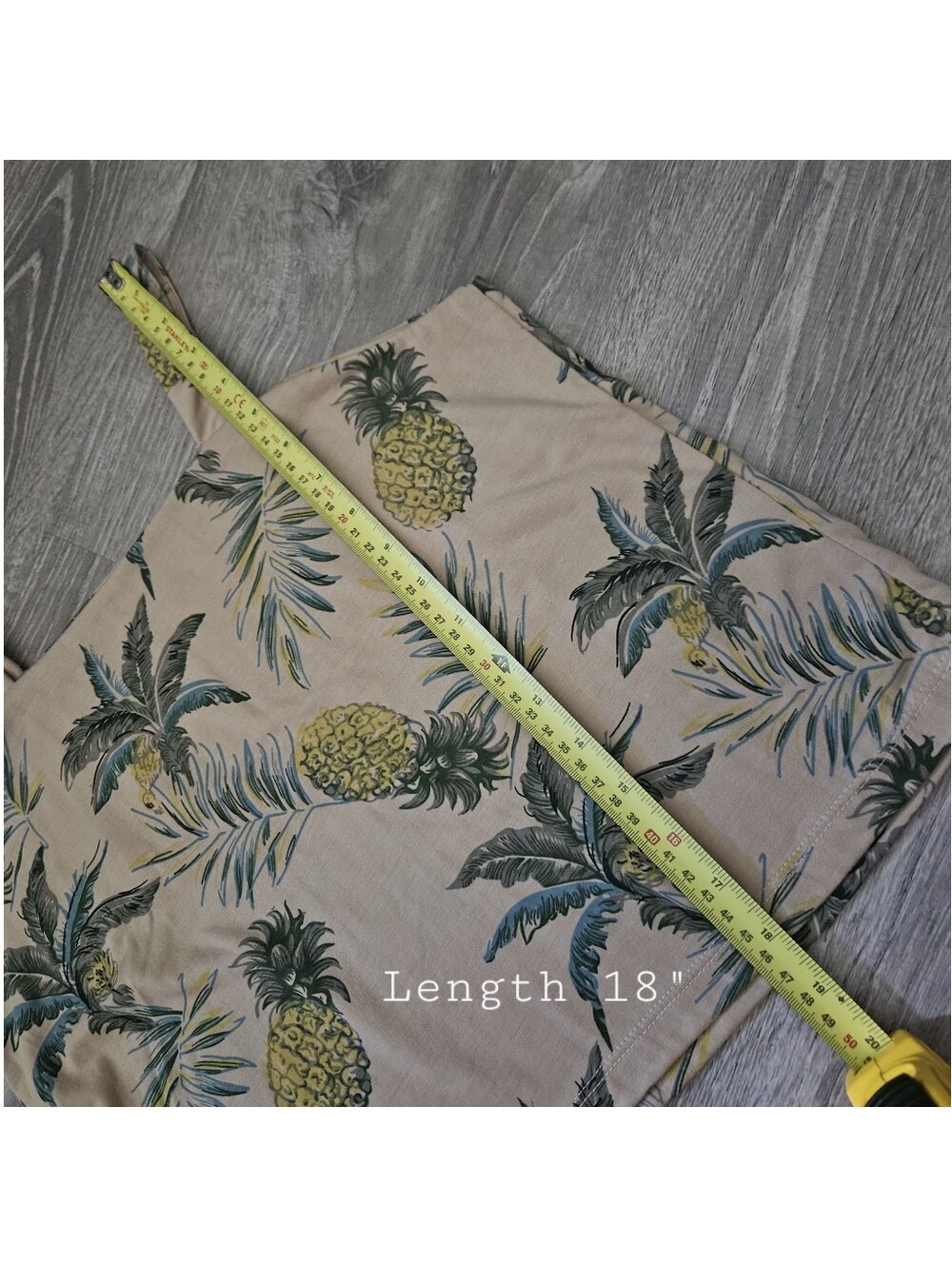 Y2K Tropical Pineapple Palm Tree Tank Top Boho Summer S/M - Picture 4 of 5